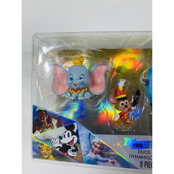 Disney 100 Years Dynamic Duos Collector Character Figure Set Limited Edition 8pc - Picture 11 of 16